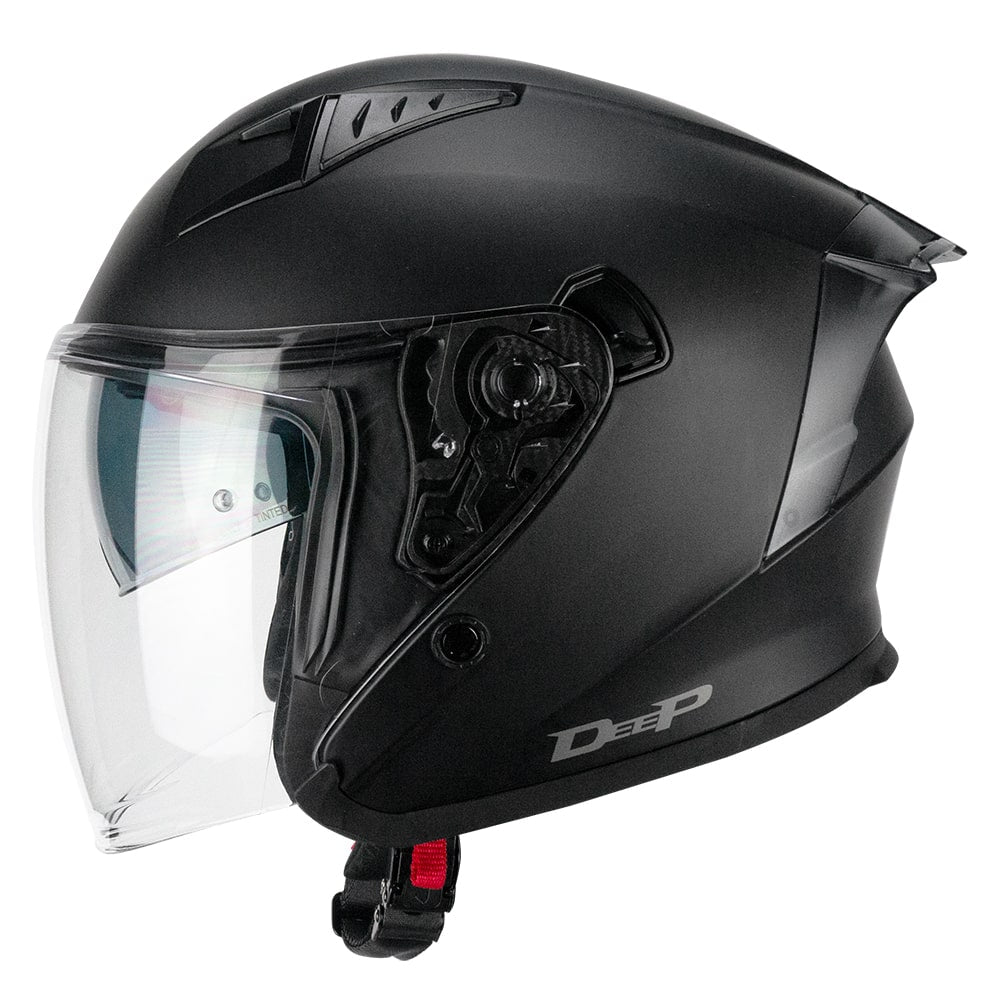 קסדת כביש 3/4 CGM 127 DEEP שחור מט - CGM