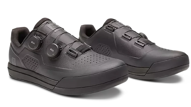 נעלי רכיבה FOX UNION CLIPLESS BOA V23 שחור - FOX