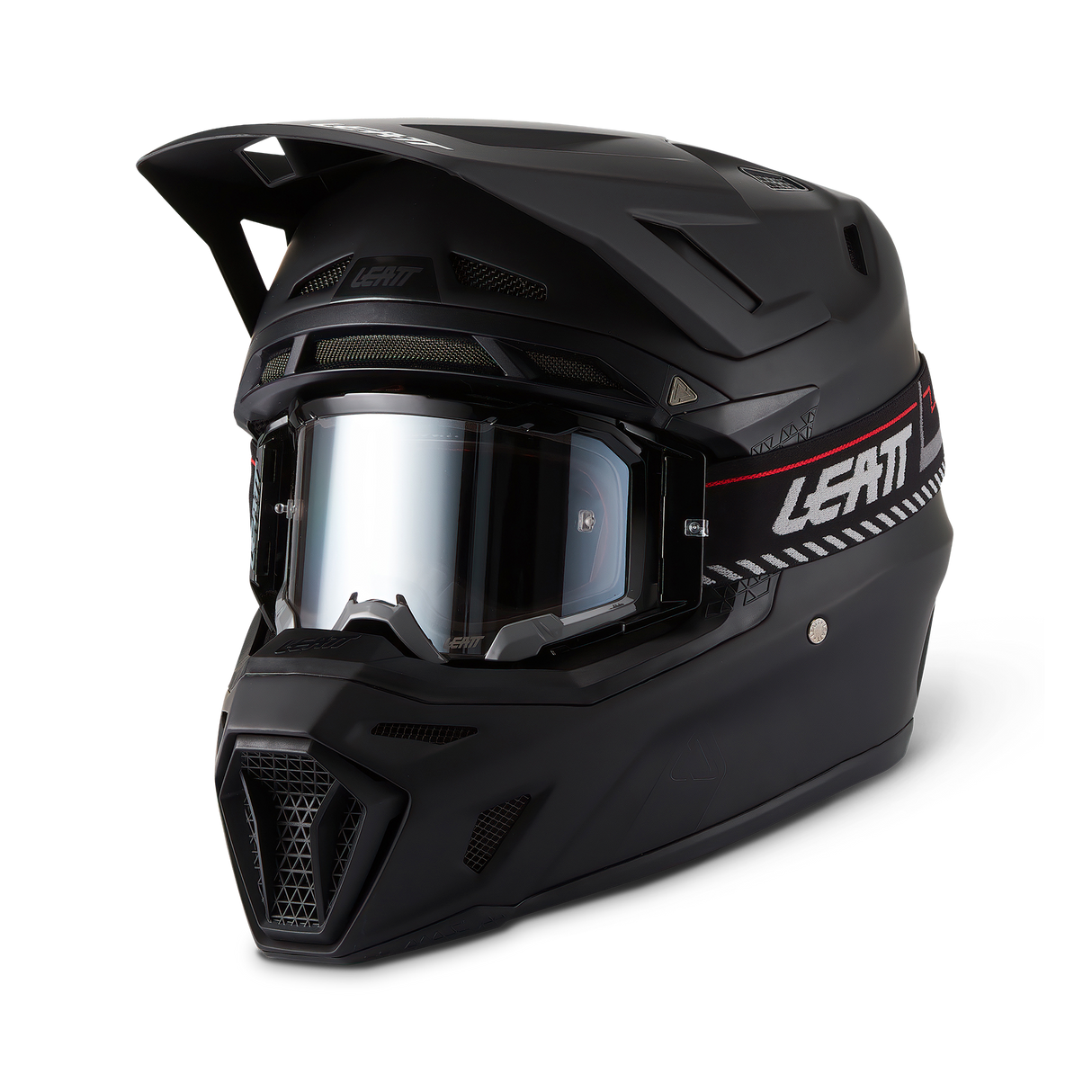 קיט קסדה ומשקף Leatt Moto 8.5 Satin Black + Goggles 5.5 - Leatt