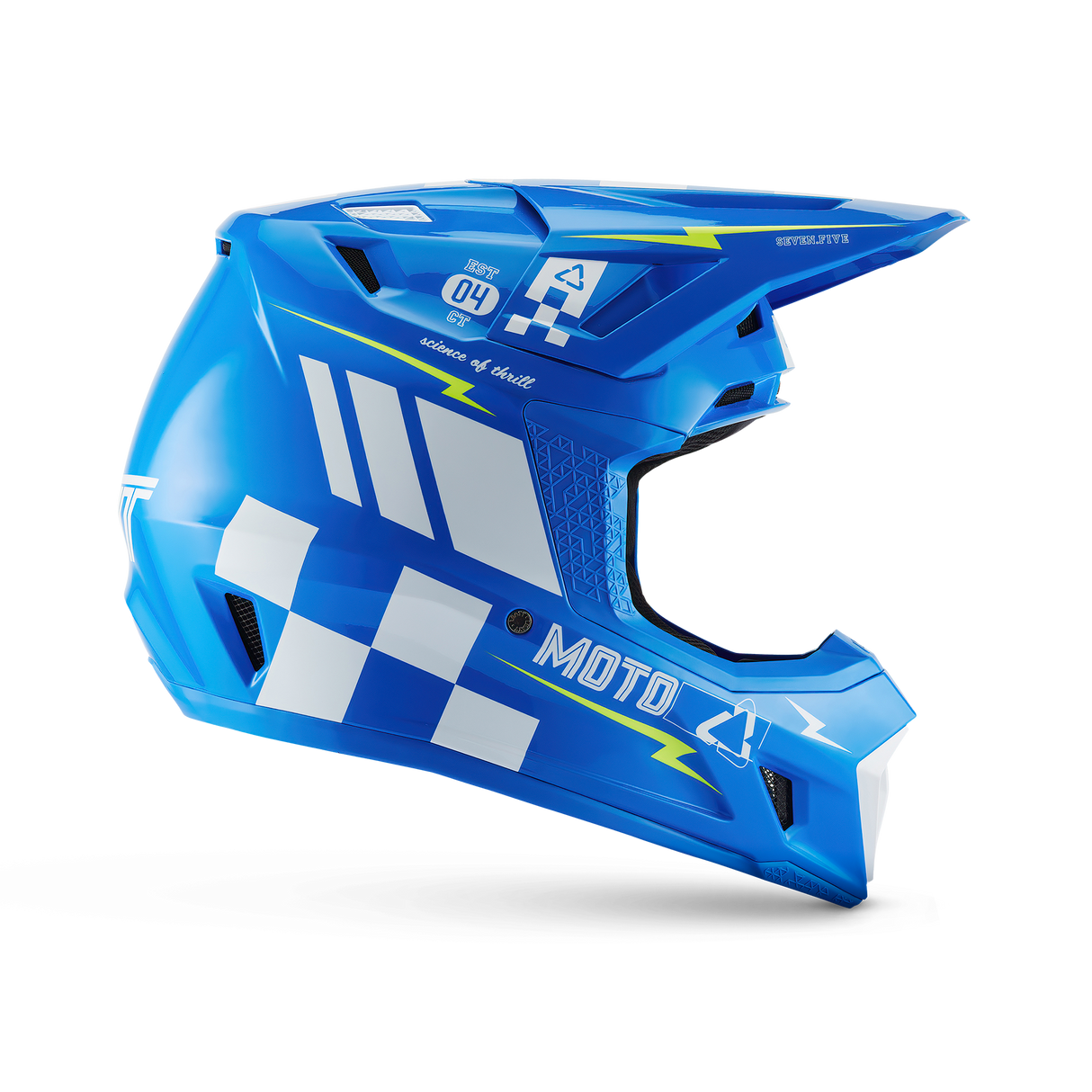 קיט קסדה ומשקף Leatt Moto 7.5 Blue + Goggles 4.5 - Leatt