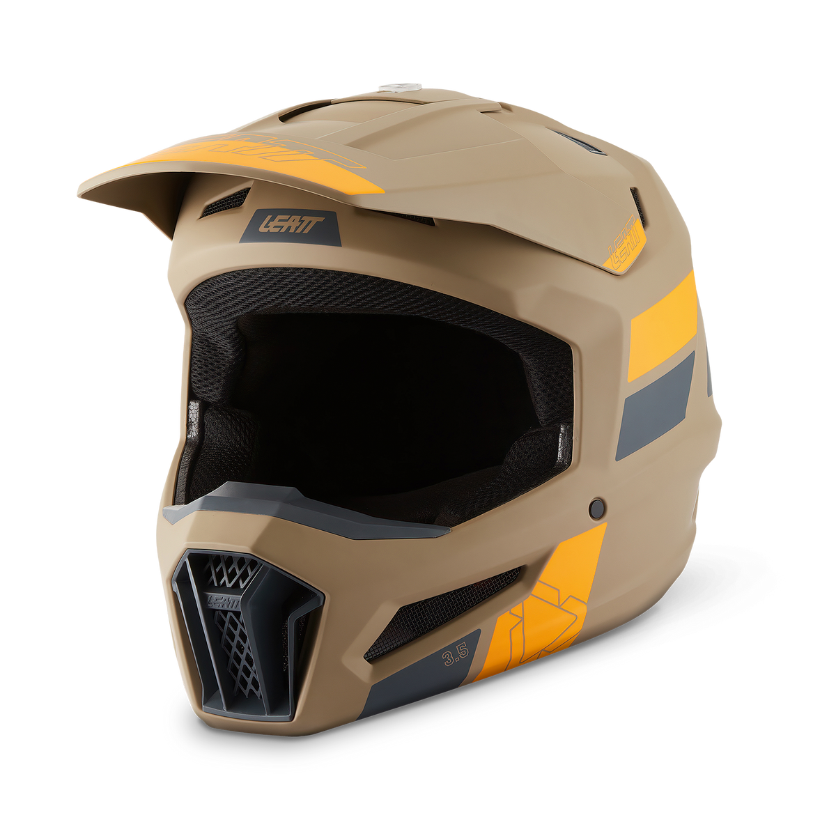 קיט קסדה ומשקף Leatt Moto 3.5 Khaki Brown + Goggles 2.5 - Leatt
