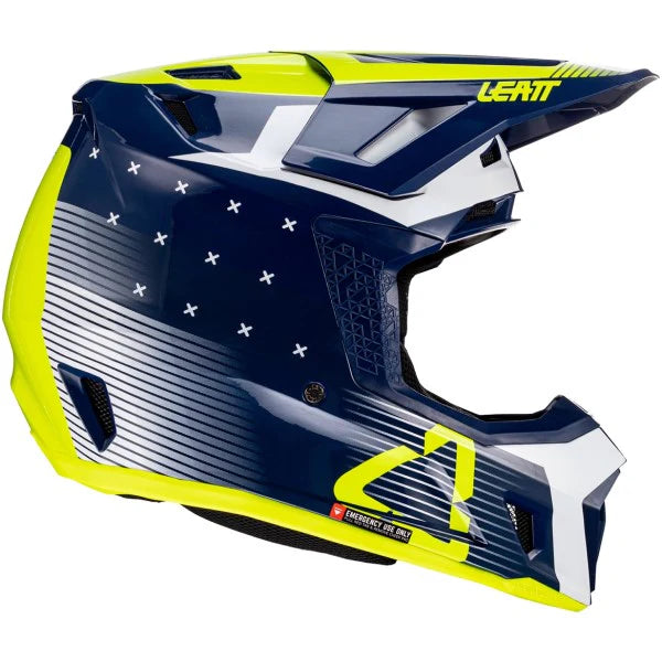 קיט קסדה ומשקף Leatt Moto 7.5 Blue V24 - Leatt