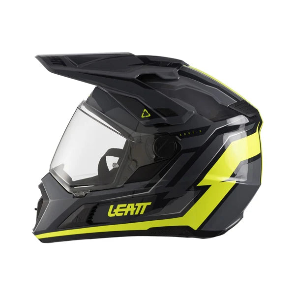 קיט קסדה ומשקף אדוונצ'ר ADV 7.5 שחור/צהוב - Leatt