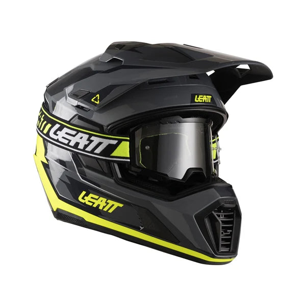 קיט קסדה ומשקף אדוונצ'ר ADV 7.5 שחור/צהוב - Leatt