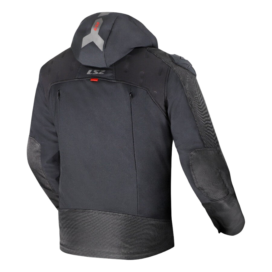 מעיל רב עונתי ZIRCONIUM EVO שחור\אדום - LS2