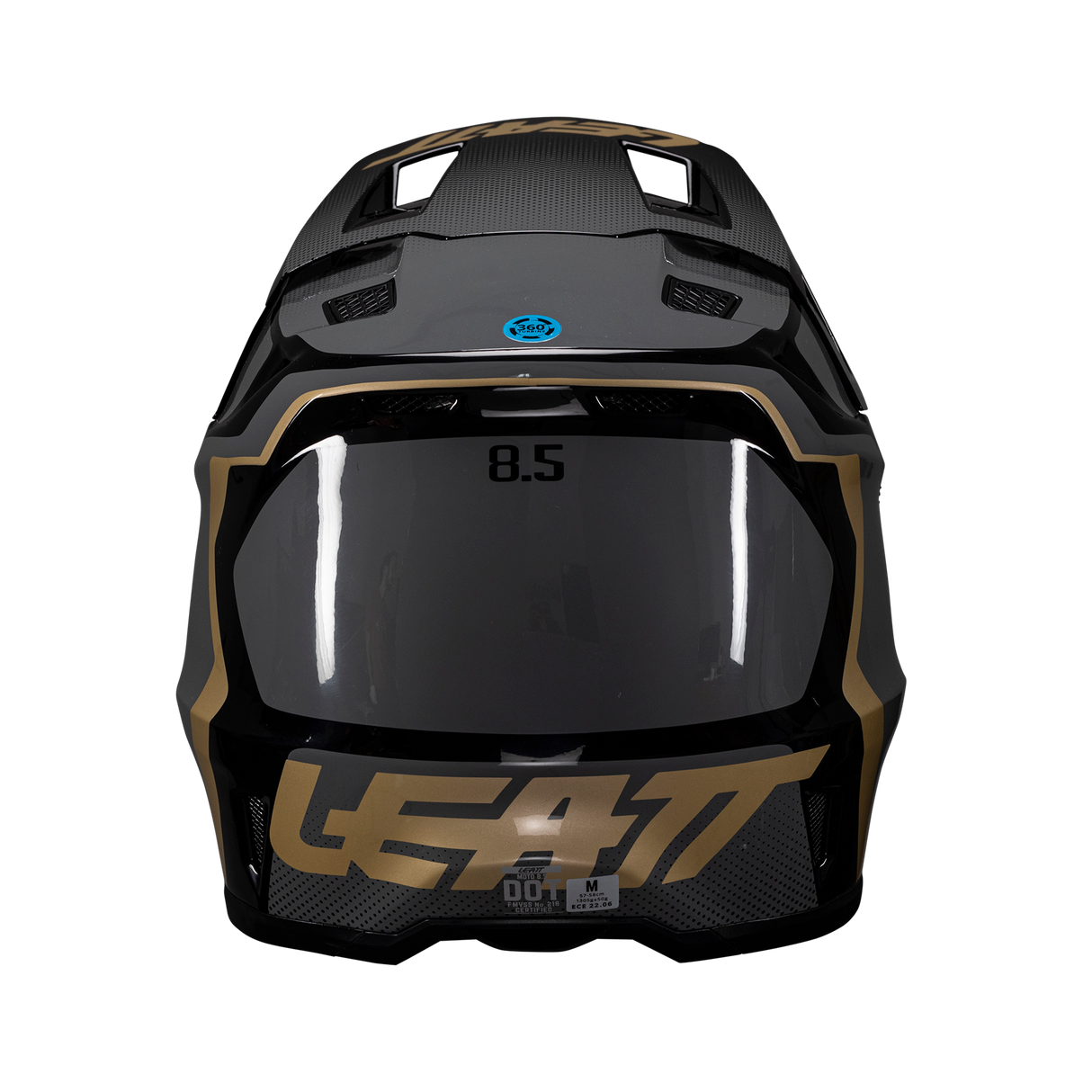 קיט קסדה ומשקף Leatt Moto 8.5 Black V25 + Goggles 5.5 Iriz - Leatt