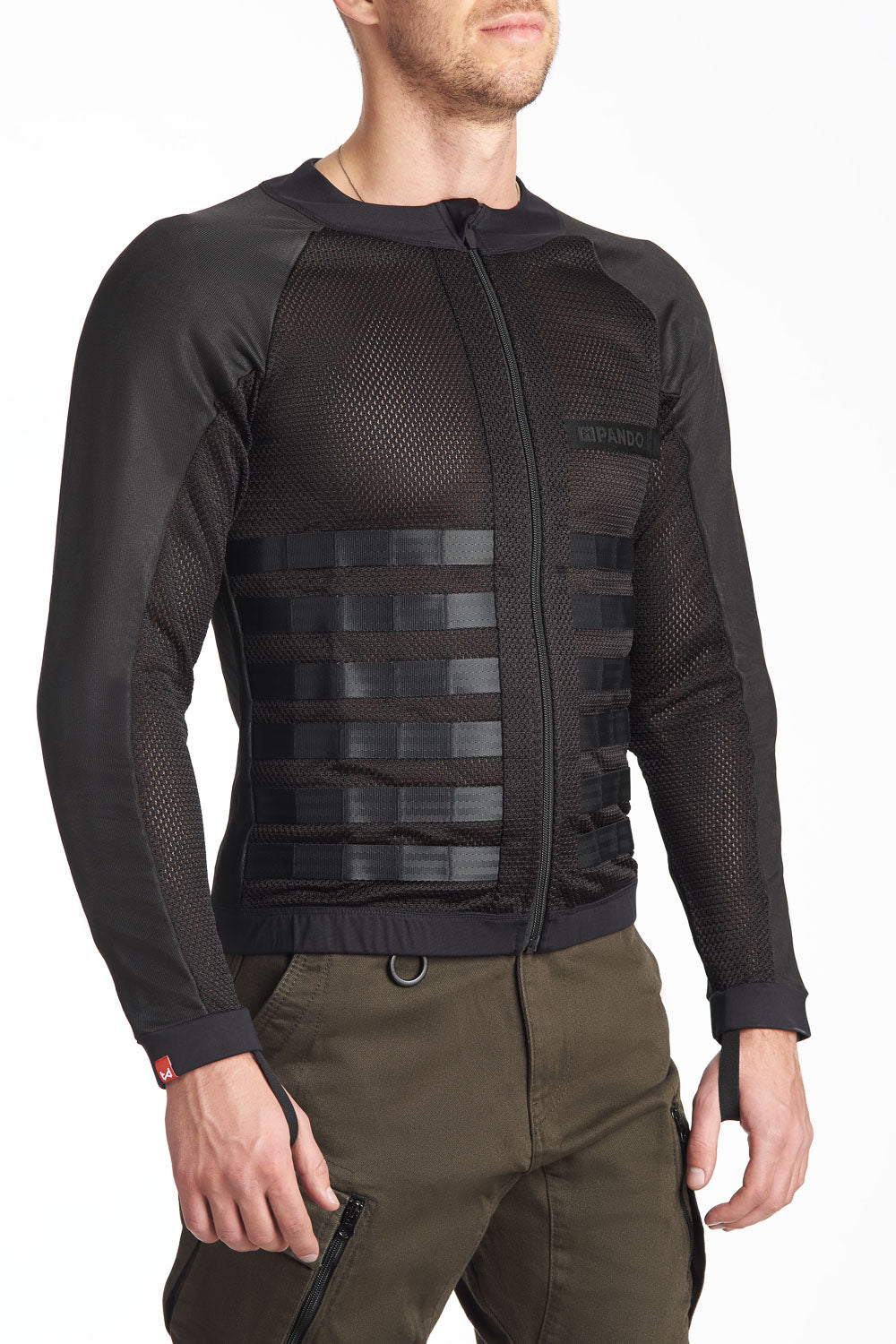 מעיל קיץ COMMANDO UH שחור - PANDO MOTO