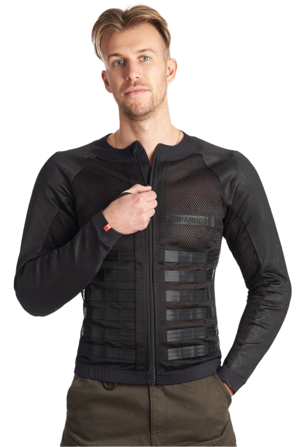 מעיל קיץ COMMANDO UH שחור - PANDO MOTO