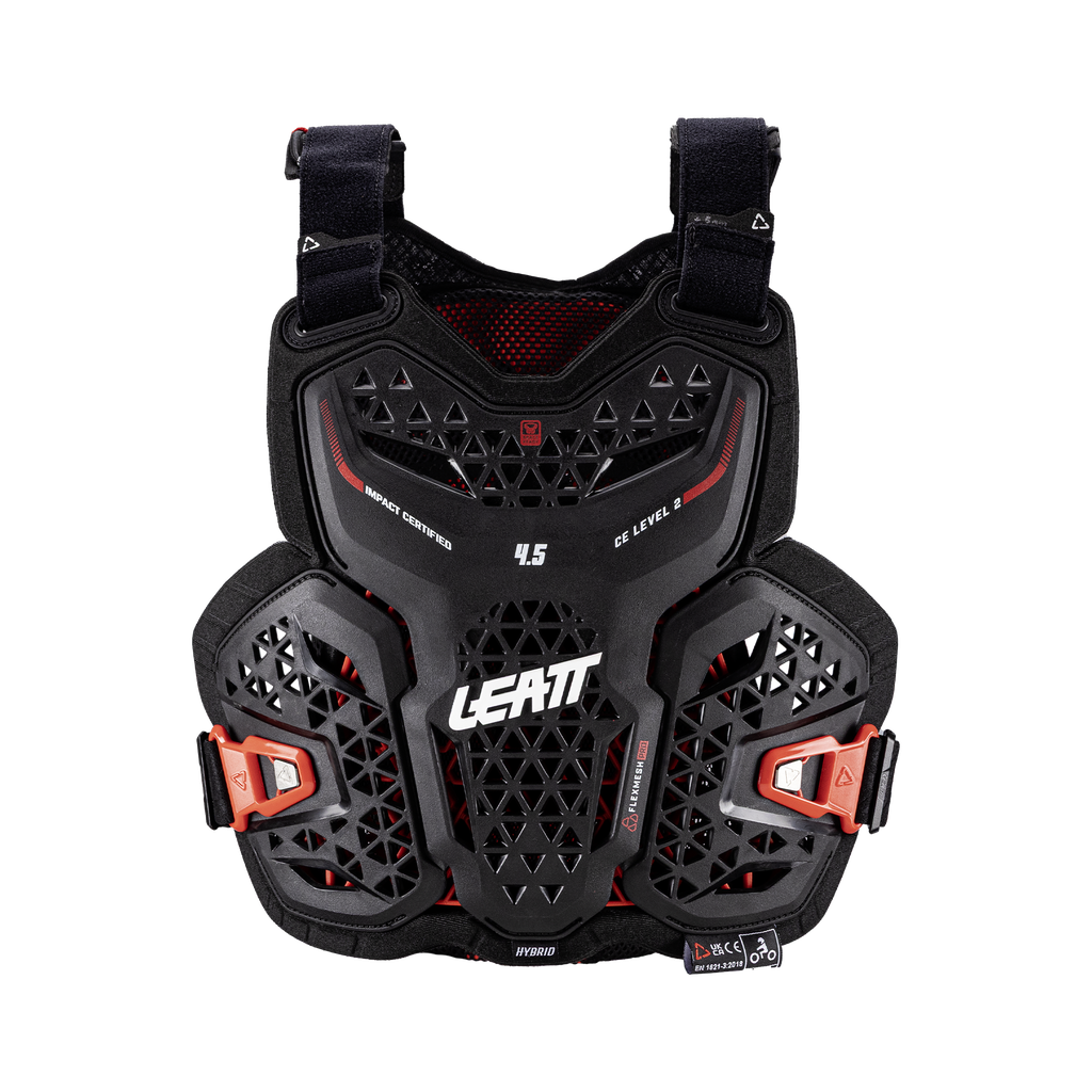 מגן חזה ילדים 4.5 Hybrid שחור - Leatt