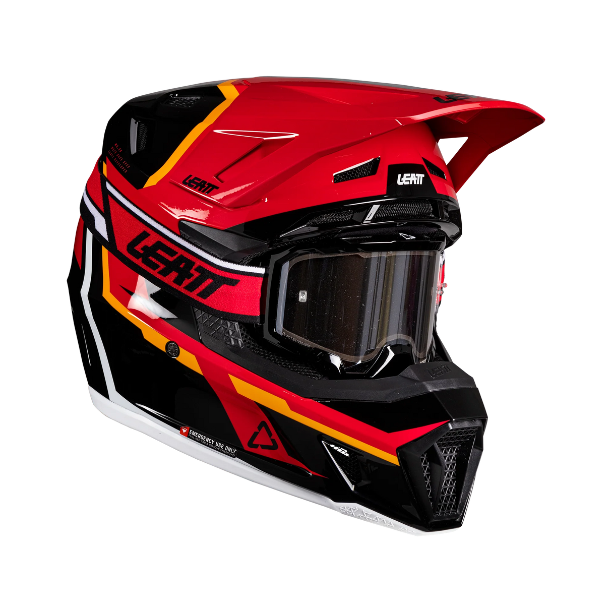 קיט קסדה ומשקף Leatt Moto 7.5 Red V26 - Leatt