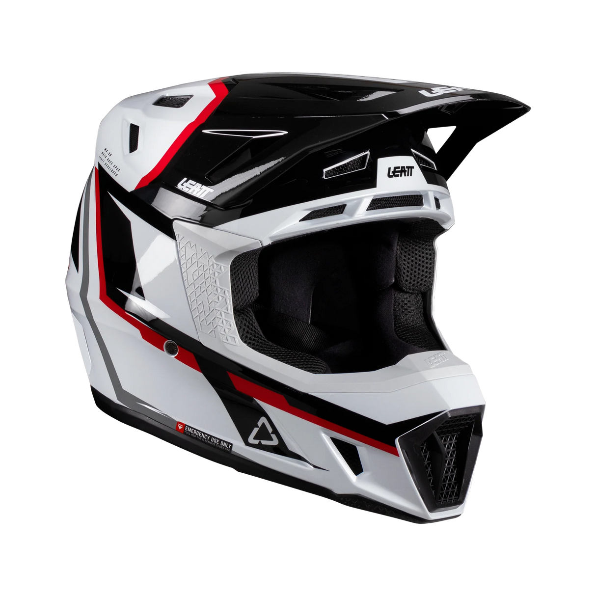 קיט קסדה ומשקף Leatt Moto 7.5 Red/White V26 - Leatt