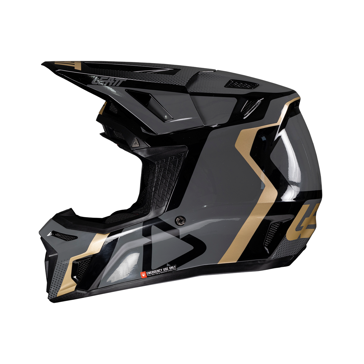קיט קסדה ומשקף Leatt Moto 8.5 Black V25 + Goggles 5.5 Iriz - Leatt