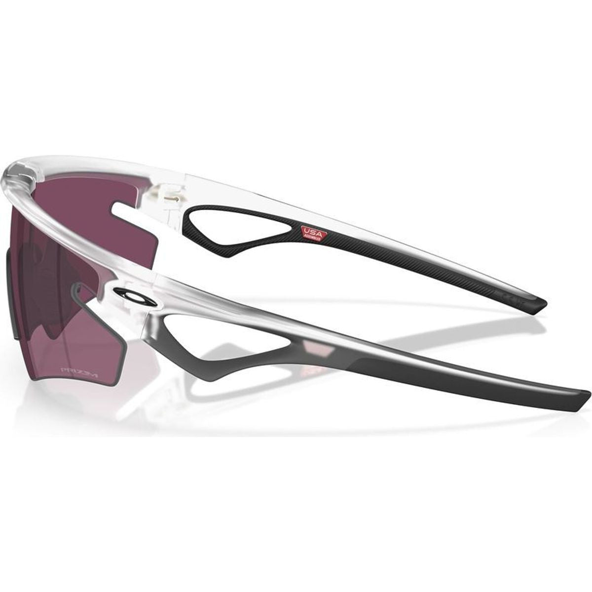 משקפי שמש Oakley Sphaera Slash Prizm Road Black Lenses, Matte Clear Frame - Oakley