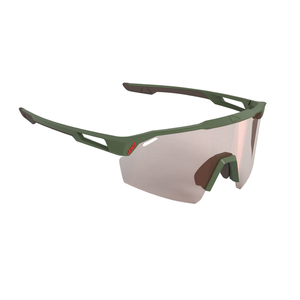 משקפי שמש Leatt SpeedViz Lite Satin Green Iriz Silver 30 VLT - Leatt