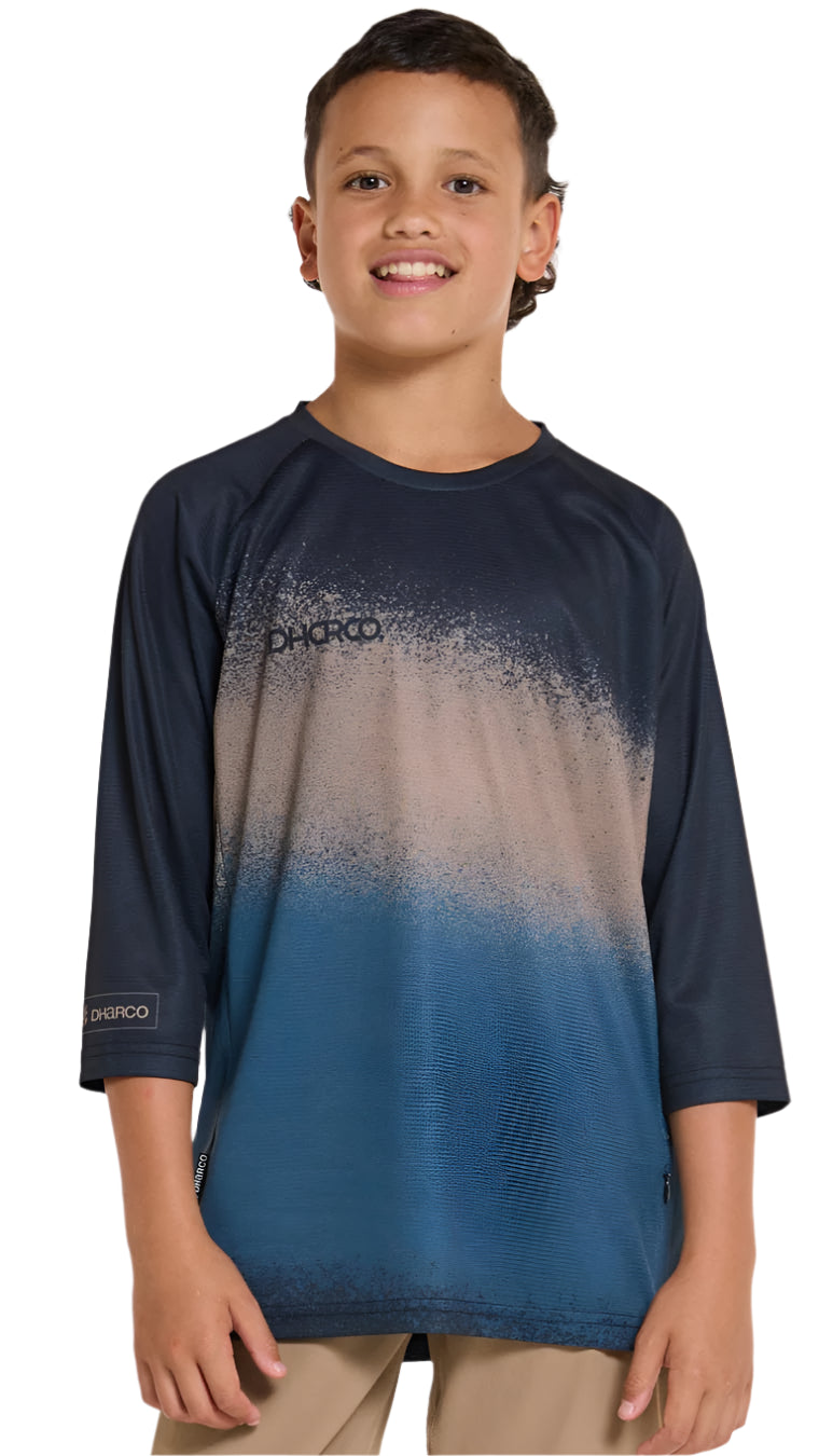 חולצת רכיבה 3/4 ילדים Dusty Waters - DHaRCO