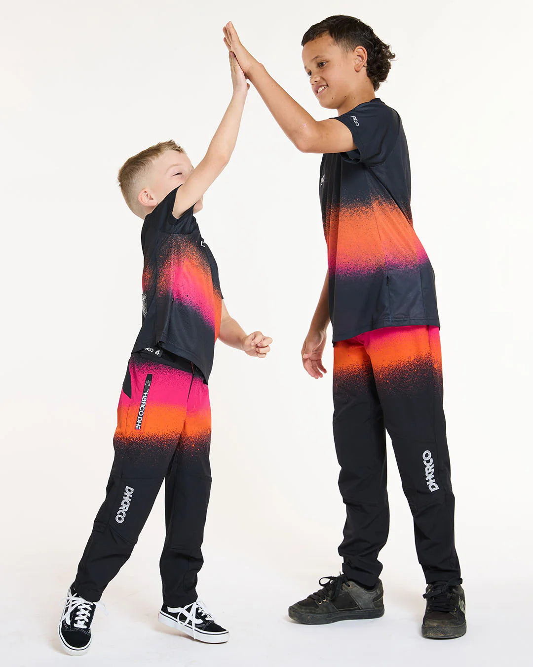 חולצת רכיבה קצרה ילדים Black Snake - DHaRCO