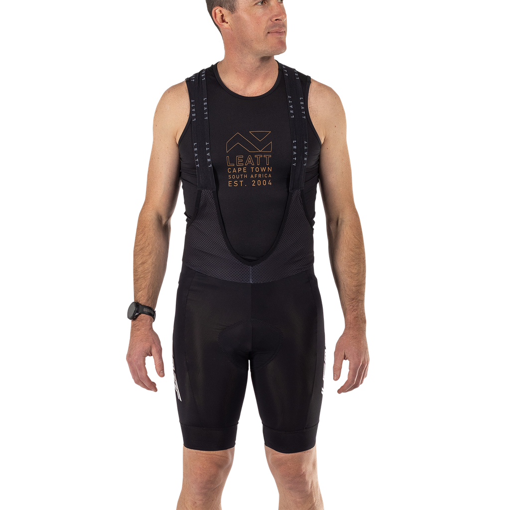 ביב רכיבה קרוס/גראבל MTB 6.0 Endurance Black - Leatt