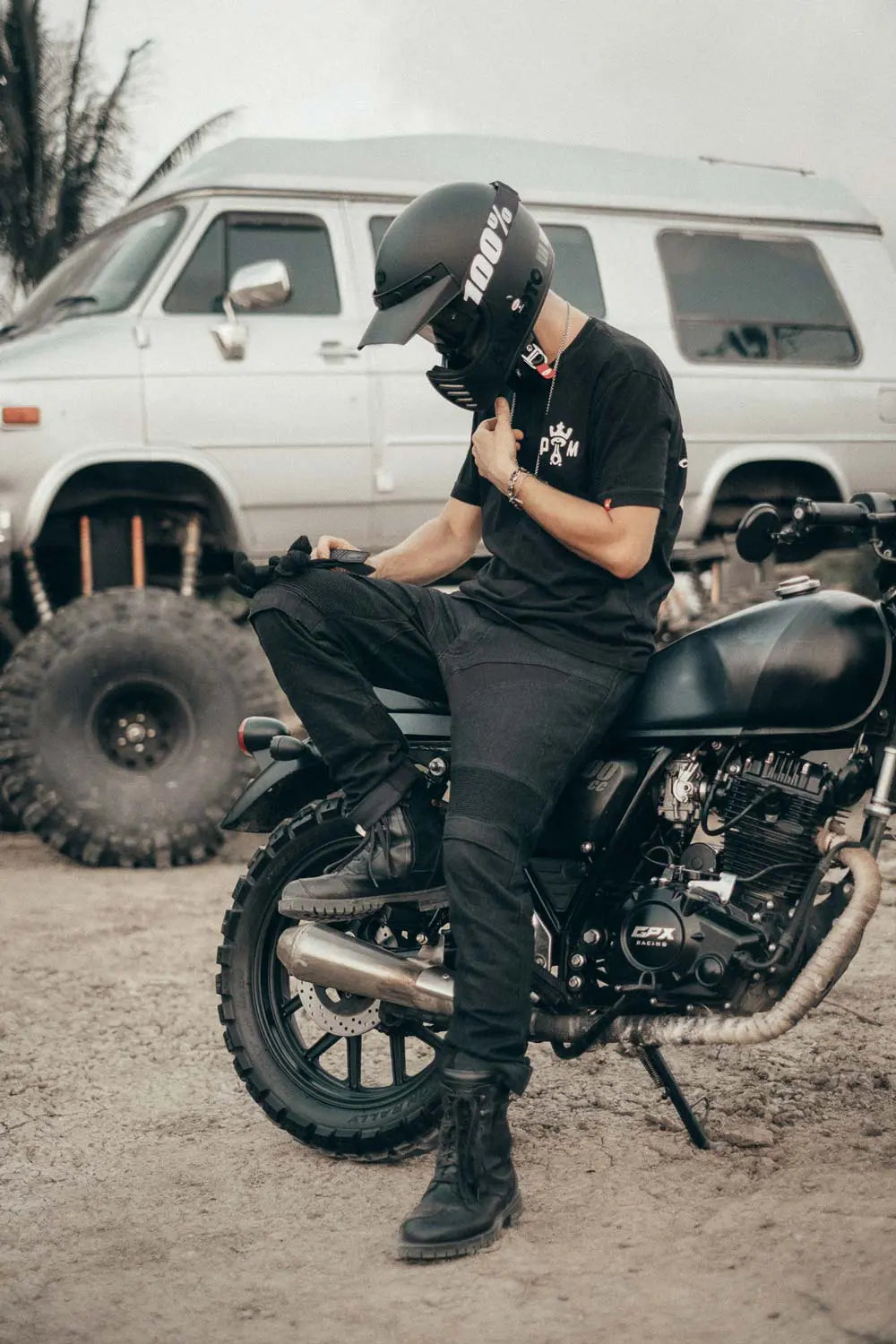 ג'ינס רכיבה KARLDO Jeans AA Slim - PANDO MOTO
