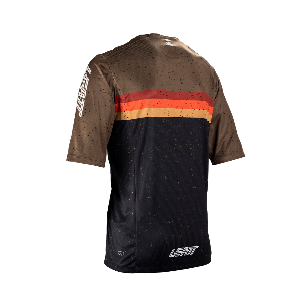 חולצת רכיבה קצרה ילדים MTB Enduro 3.0 Black - Leatt