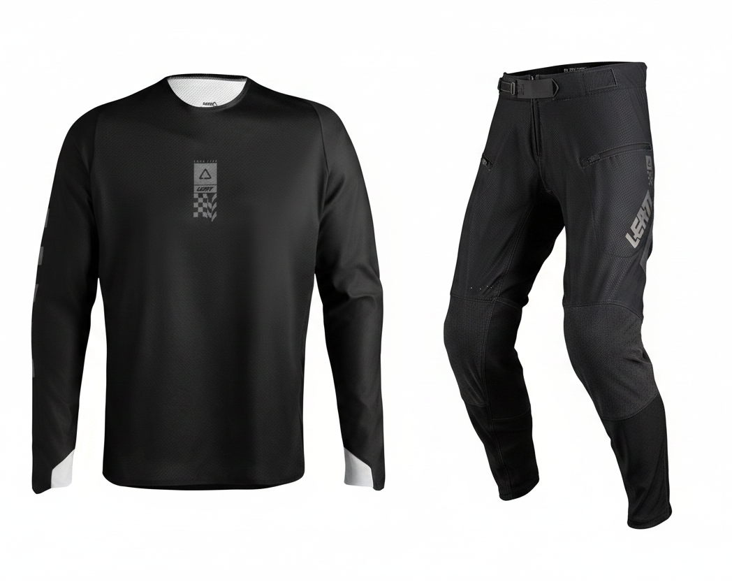 סט מכנס וחולצה Enduro 4.5 Black - Leatt