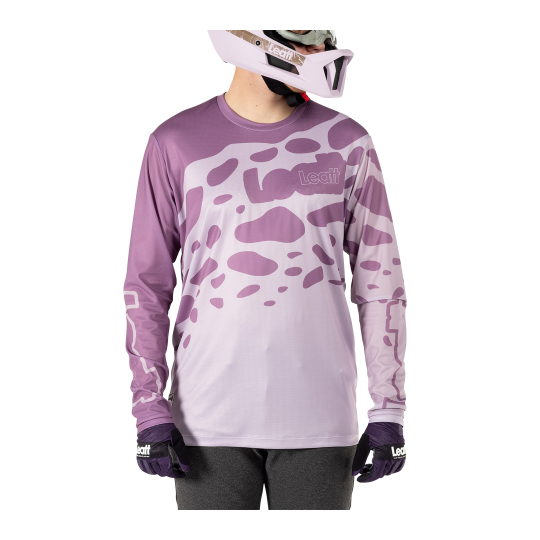 חולצת רכיבה ארוכה גברים MTB Gravity 3.0 Lavender V25 - Leatt
