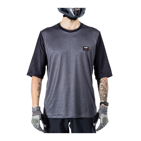 חולצת רכיבה קצרה גברים MTB Enduro 3.0 Graphite V25 - Leatt