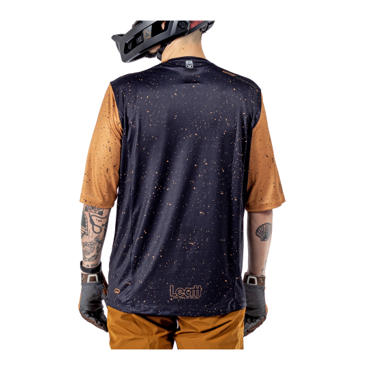 חולצת רכיבה קצרה גברים MTB Enduro 3.0 Rust V25 - Leatt