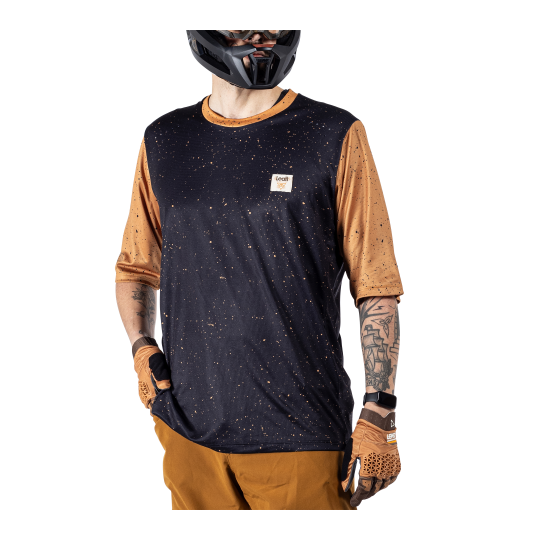 חולצת רכיבה קצרה גברים MTB Enduro 3.0 Rust V25 - Leatt