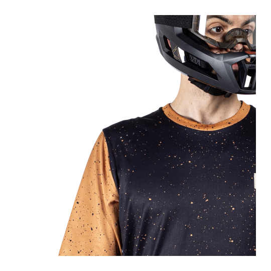 חולצת רכיבה קצרה גברים MTB Enduro 3.0 Rust V25 - Leatt