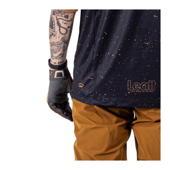 חולצת רכיבה קצרה גברים MTB Enduro 3.0 Rust V25 - Leatt