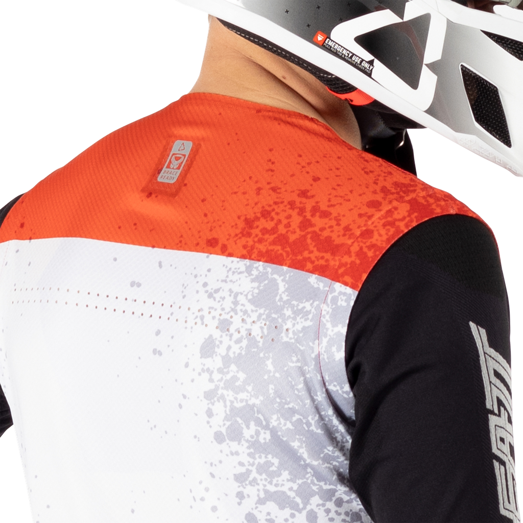 חולצת רכיבה ארוכה MTB Gravity 5.0 White - Leatt