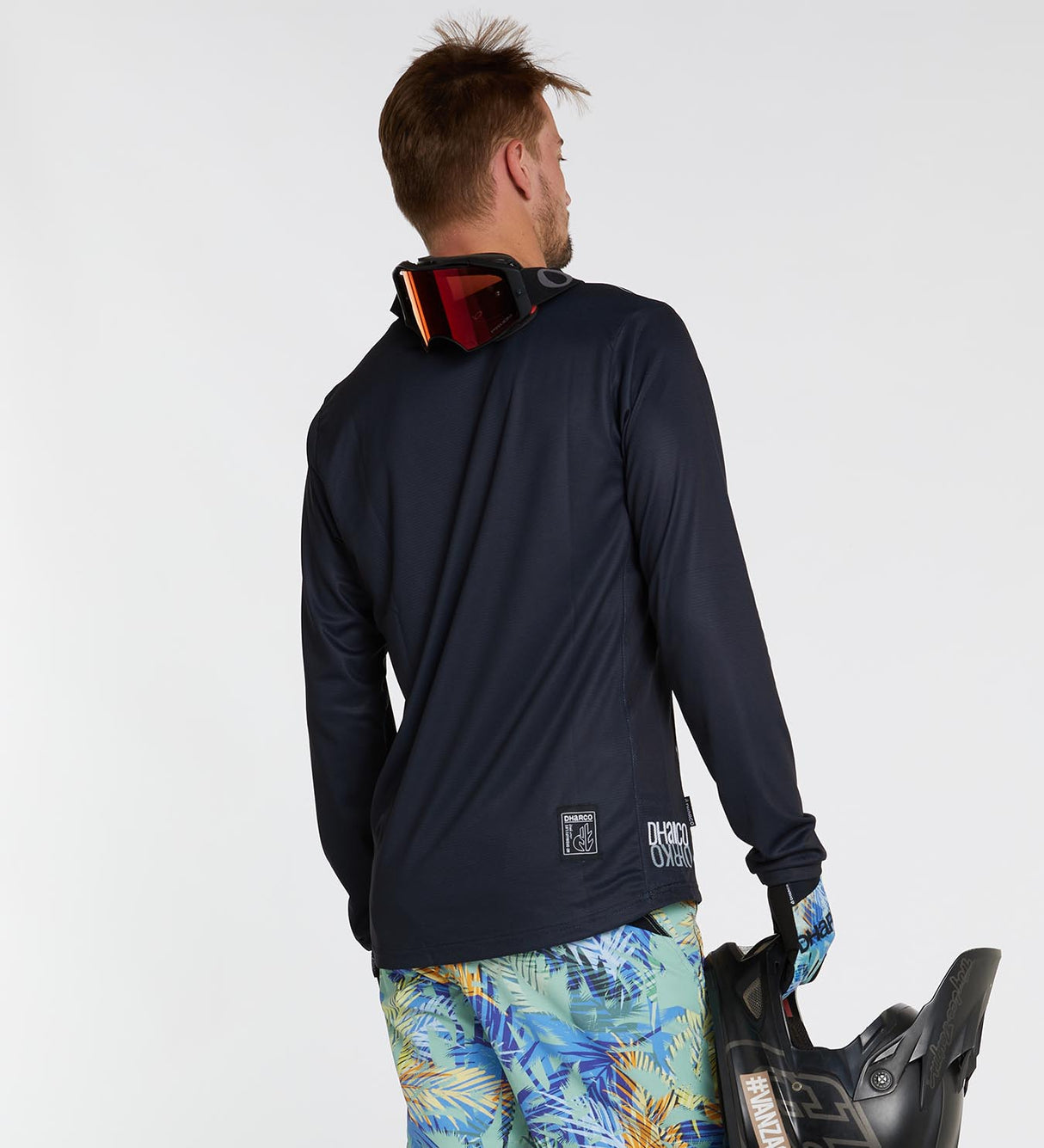 חולצת רכיבה ארוכה גברים Gravity Shadow - DHaRCO