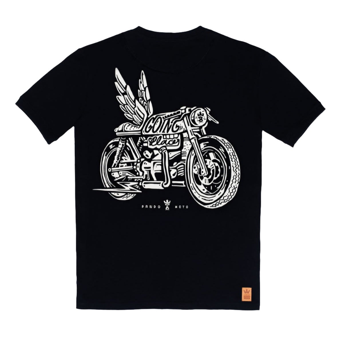 חולצה קצרה MIKE MOTO WING - Unisex - PANDO MOTO