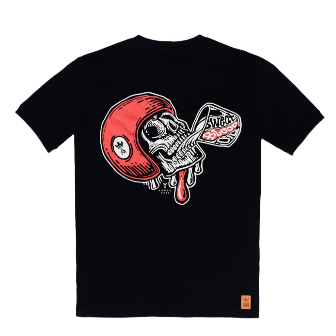 חולצה קצרה MIKE RED SKULL - Unisex - PANDO MOTO
