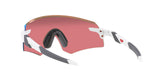 משקפי שמש Oakley Encoder Prizm Trail Torch Lenses, Matte White Frame - Oakley