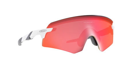 משקפי שמש Oakley Encoder Prizm Trail Torch Lenses, Matte White Frame - Oakley
