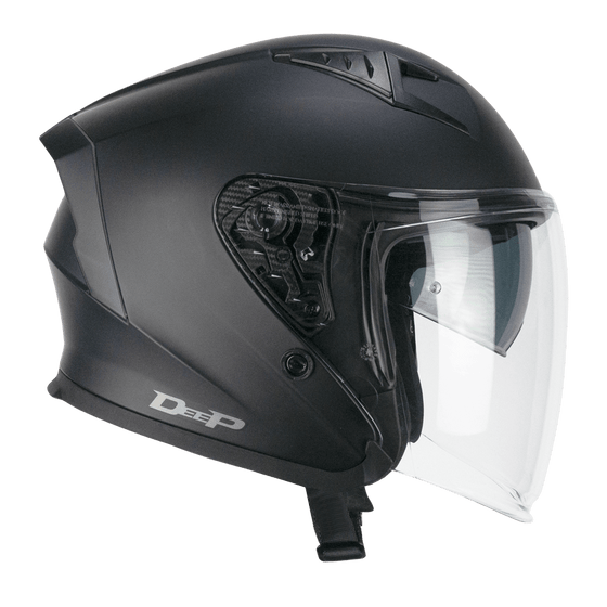 קסדת כביש 3/4 CGM 127 DEEP שחור מט - CGM