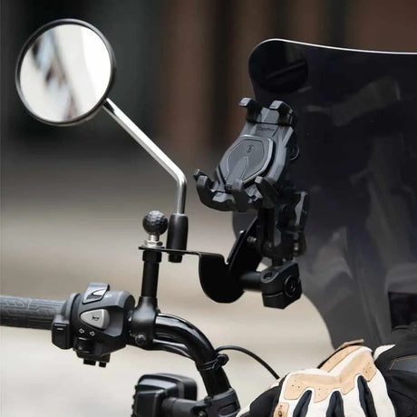 תושבת לסמארטפון מסוג Tortoise O – מתאם כידון למראה משטח טעינה אלחוטי מובנה - OsoPro