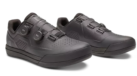 נעלי רכיבה FOX UNION CLIPLESS BOA V23 שחור - FOX