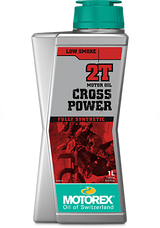 שמן מנוע סינתטי מלא ליטר MOTOREX CROSS POWER 2T - MOTOREX