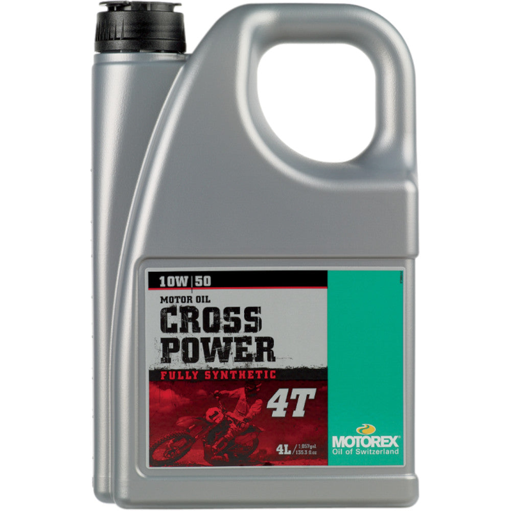 CROSS POWER 4T 10W/50 | שמן מנוע סינתטי מלא - 4 ליטר - MOTOREX