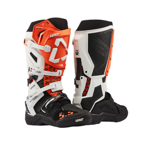 מגף 5.5 FlexLock Evo White/Orange - Leatt
