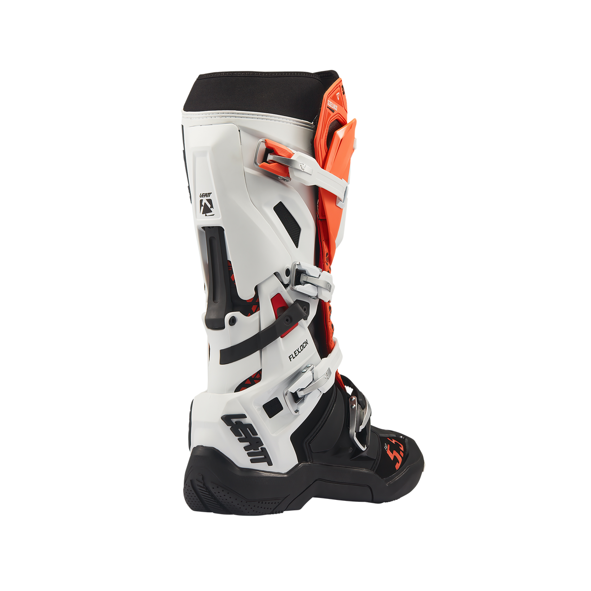 מגף 5.5 FlexLock Evo White/Orange - Leatt
