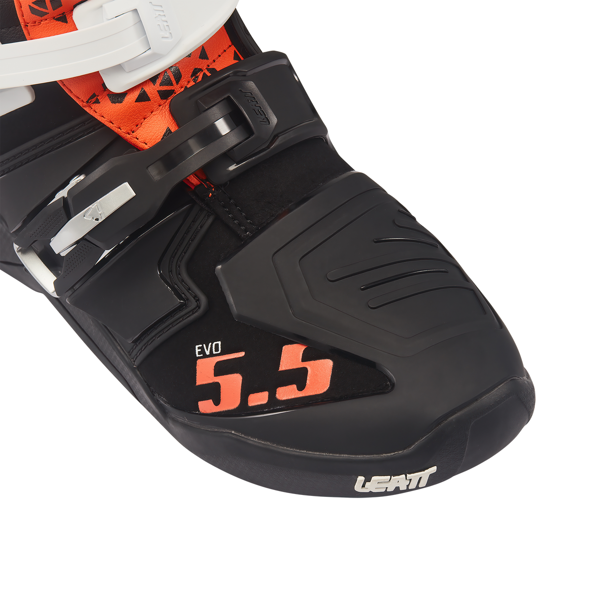 מגף 5.5 FlexLock Evo White/Orange - Leatt