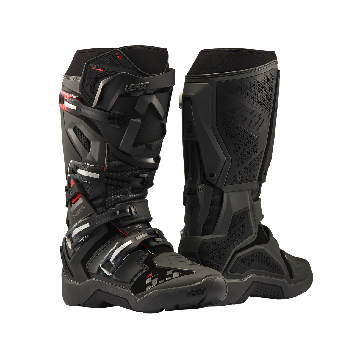 מגף 5.5 FlexLock Enduro Evo Graphene Black - Leatt