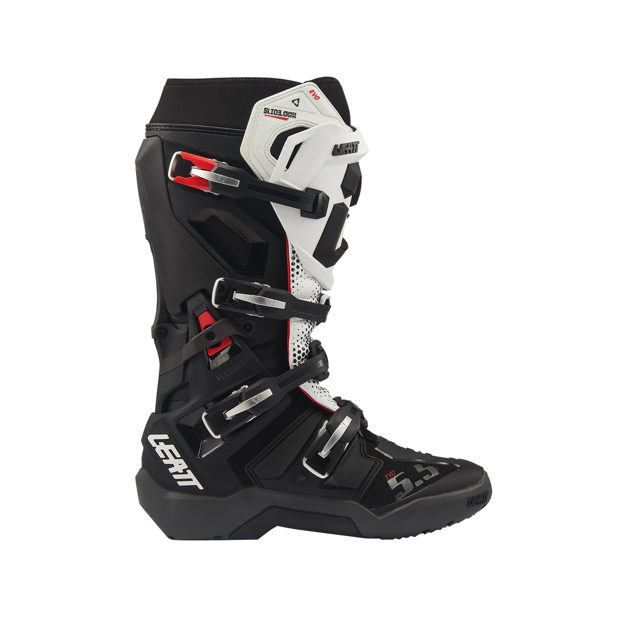 מגף 5.5 FlexLock Enduro Evo Black/White - Leatt