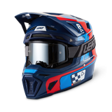 קיט קסדה ומשקף Leatt Moto 8.5 Blue/Red + Goggles 5.5 - Leatt