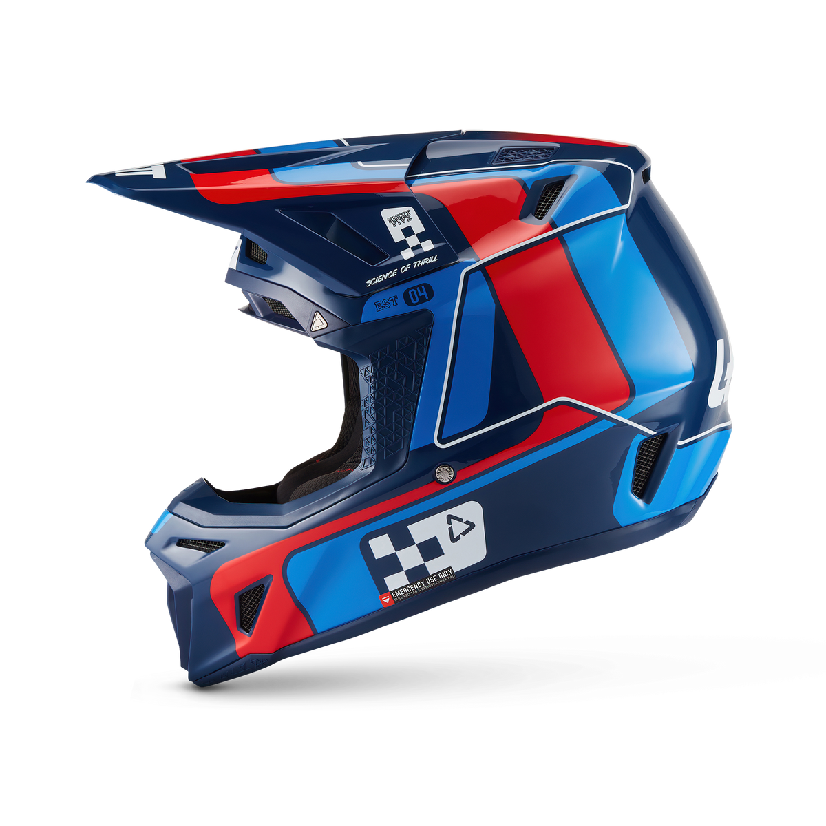 קיט קסדה ומשקף Leatt Moto 8.5 Blue/Red + Goggles 5.5 - Leatt