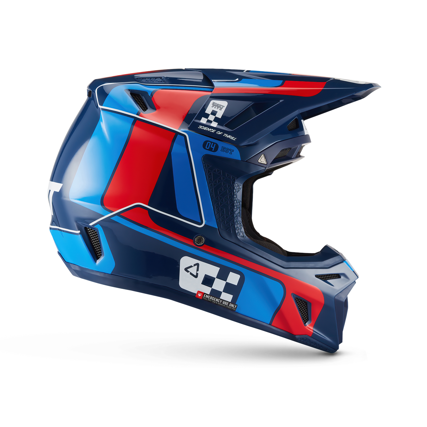קיט קסדה ומשקף Leatt Moto 8.5 Blue/Red + Goggles 5.5 - Leatt