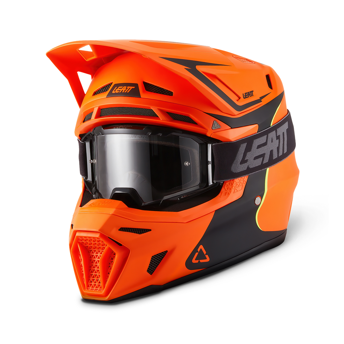 קיט קסדה ומשקף Leatt Moto 8.5 Fire Orange + Goggles 5.5 - Leatt